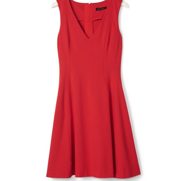 Banana Republic Dresses & Skirts - Banana Republic Red V-Neck Dress – Worn Once